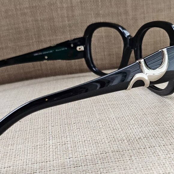 Kirkland Signature Women Glasses/Sunglasses Frame Muscat Black Eyeglasses Italy - Picture 4 of 11